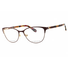 Kate Spade Women's Eyeglasses - Havana Plum Metal Cat Eye Full Rim | HADLEE 0MFX 00