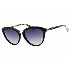 Kenneth Cole New York Women's Sunglasses - Shiny Black Cat Eye Full Rim | KC7258 01D