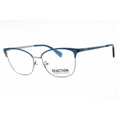 Kenneth Cole Reaction Women's Eyeglasses - Shiny Blue Metal Cat Eye Frame | KC0974 090