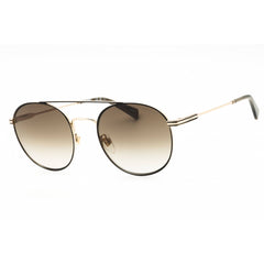 Levi's Men's Sunglasses - Black Gold Metal Round Full Rim Frame | LV 1013/S 02M2 HA