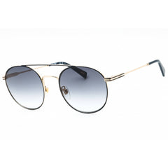 Levi's Men's Sunglasses - Gold Blue Metal Round Full Rim Frame | LV 1013/S 0LKS GB