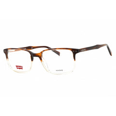 Levi's Men's Eyeglasses - Brown Horn Plastic Rectangular Full Rim | LV 5019 0EX4 00