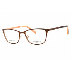 Liz Claiborne Women's Eyeglasses - Brown Peach Metal Rectangular Frame | L 436 0FE4 00