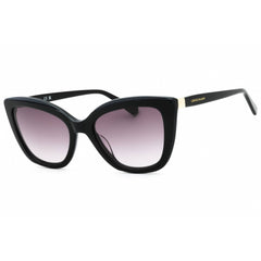 Longchamp Women's Sunglasses - Black Acetate Cat Eye Shape Full Rim Frame | LO695S 001
