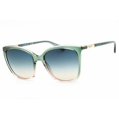 Longchamp Women's Sunglasses - Gradient Blue Peach Cat Eye Shape Frame | LO710S 425