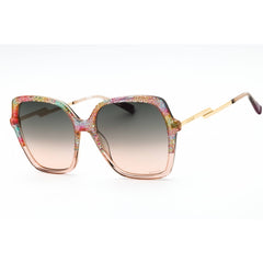 Missoni Women's Sunglasses - Pink Pattern Multicolor Full Rim | MIS 0148/S 0QQ7 FF