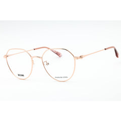Moschino Women's Eyeglasses - Gold Copper Metal Geometric Full Rim | MOS564/F 0DDB 00
