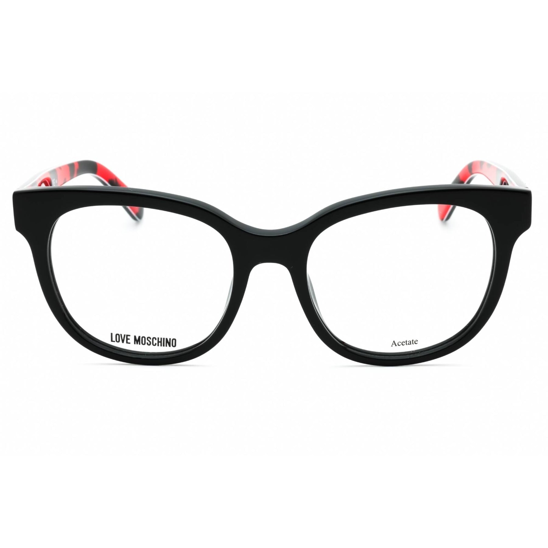 Moschino Love EYEGLASSES MOL599-UYY-51 New with case Love Moschino MOL599 - UYY Black Pattern Red | Eyeglasses Woman main image 4