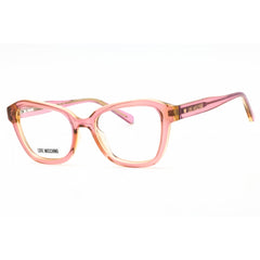 Moschino Love Women's Eyeglasses - Pink Plastic Cat Eye Full Rim Frame | MOL606/TN 35J