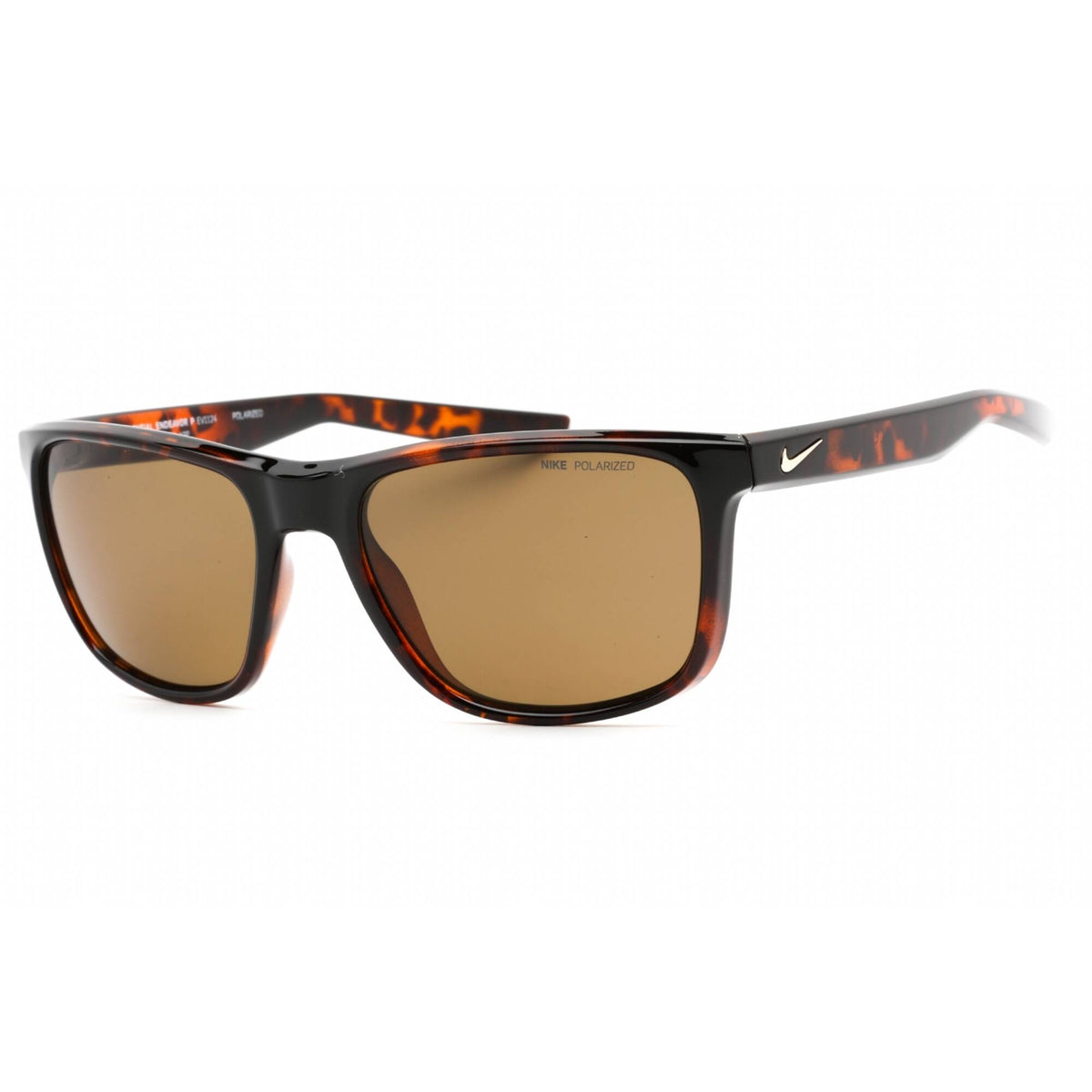 Nike Unisex Sunglasses - Tortoise Plastic Browline Frame  display picture 2