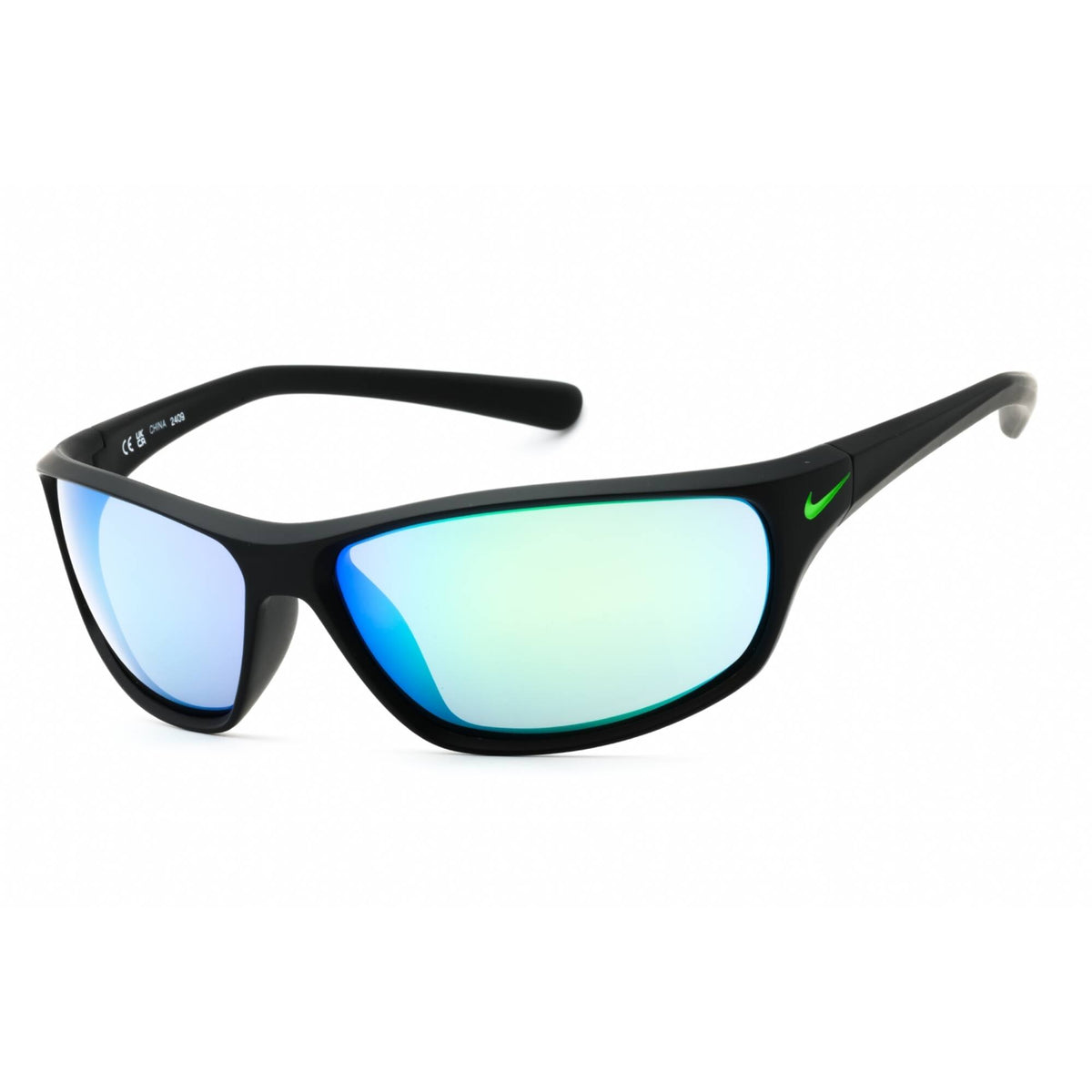 Nike Unisex Sunglasses - Matte Black Rectangular Shape Frame  display picture 1