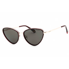 Polaroid Core Women's Sunglasses - Burgundy Metal Cat Eye Frame | PLD 6148/S/X 0LHF M9