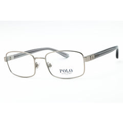 Polo Ralph Lauren Men's Eyeglasses - Semi Shiny Silver Full Rim Frame | 0PH1223 9466