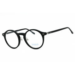 Polo Ralph Lauren Unisex Eyeglasses - Black Plastic Round Full Rim | 0PH2260F 5001