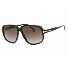 Tom Ford Men's Sunglasses - Shiny Black Acetate Square Full Rim Frame | FT1024 01B