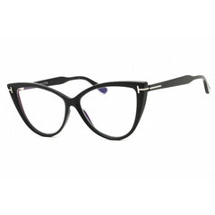 Tom Ford Women's Eyeglasses - Black/Other Cat Eye Shape Full Rim Frame | FT5843-B 005