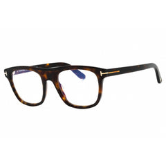 Tom Ford Men's Eyeglasses - Dark Havana Acetate Square Full Rim Frame | FT5939-B 052