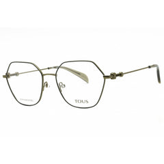 Tous Women's Eyeglasses - Shiny Green Metal Geometric Full Rim Frame | VTO432 08HT
