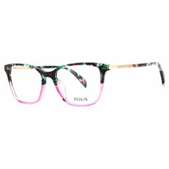 Tous Women's Eyeglasses - Grey Havana/Pink Acetate Cat Eye Full Rim | VTOB30 0GL9
