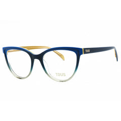 Tous Women's Eyeglasses - Brown/Fading Brown Acetate Cat Eye Full Rim | VTOC16 09G8