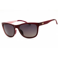 Under Armour Women's Sunglasses - Burgundy Pink Square Full Rim | UA PLAY UP 00T5 XW