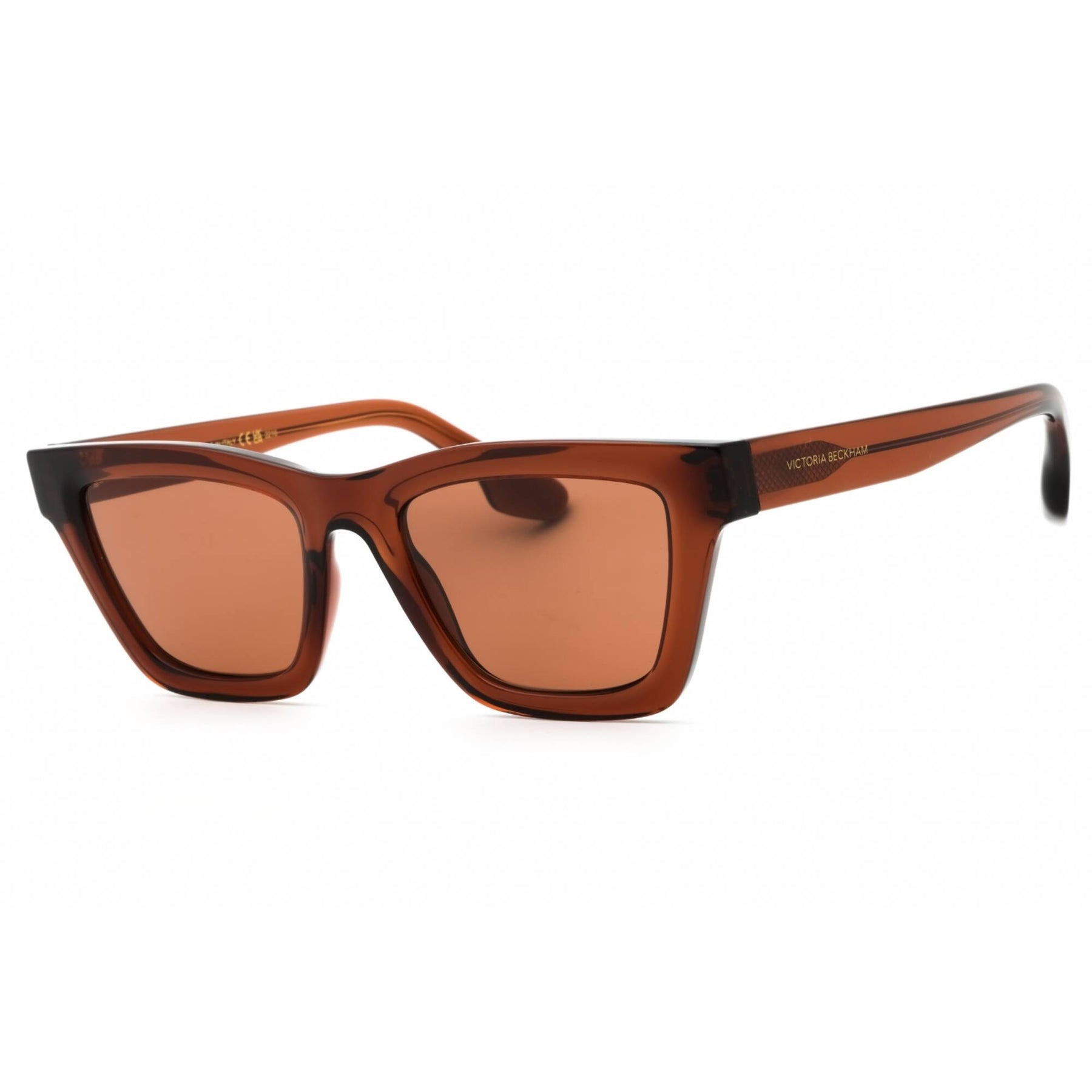 Victoria Beckham Brown Plastic Women\'s Sunglasses Victoria Beckham VB608S 209 Sunglasses - US main image 3