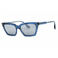 Victoria Beckham Women's Sunglasses - Blue Acetate Cat Eye Full Rim Frame | VB661S 414