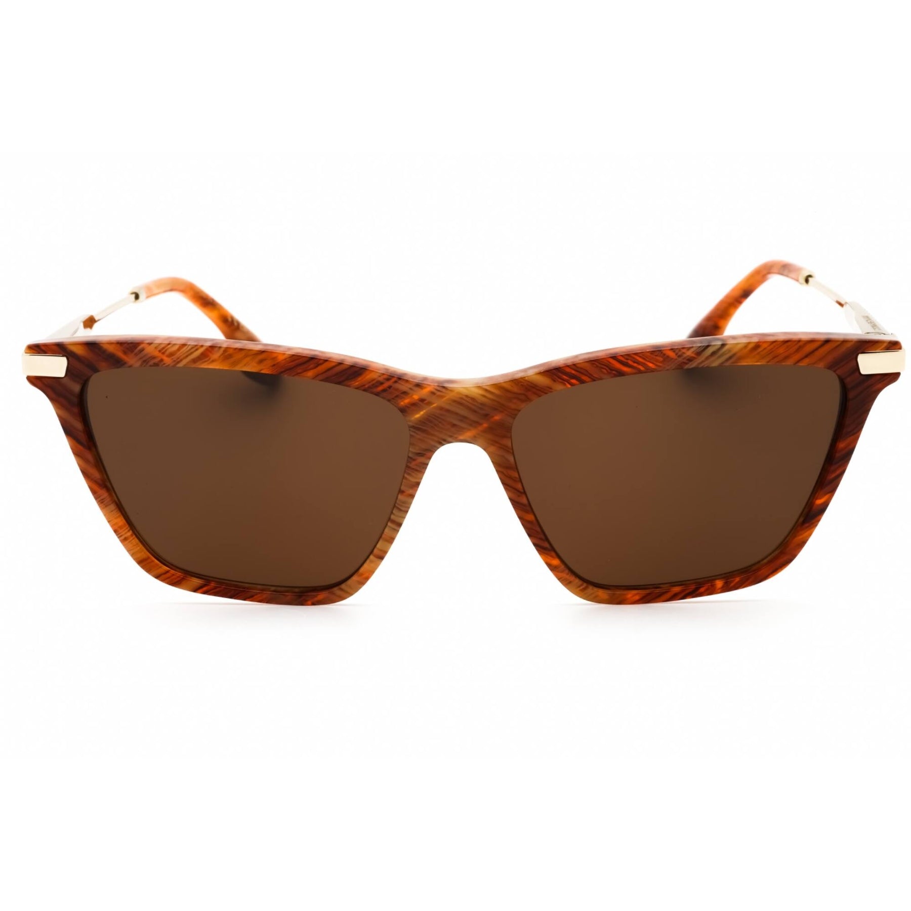 Victoria Beckham VB661S 610 Sunglasses Red Cat Eye Frame, Brown Lenses Victoria Beckham Modified Rectangle Sunglasses VB661S 610  main image 3