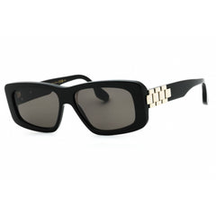 Victoria Beckham Women's Sunglasses - Black Acetate Rectangular Full Rim | VB669S 001