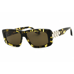 Victoria Beckham Women's Sunglasses - Black Yellow Havana Rectangular | VB669S 012