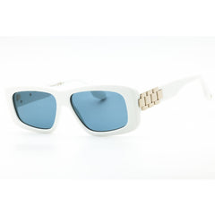 Victoria Beckham Women's Sunglasses - White Acetate Rectangular Full Rim | VB669S 101