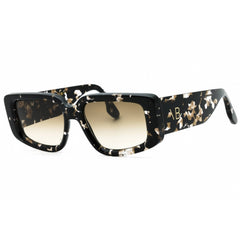 Victoria Beckham Women's Sunglasses - Black Havana Rectangular Full Rim | VB670S 010