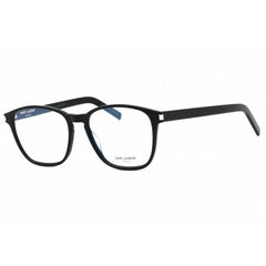 Yves Saint Laurent Unisex Eyeglasses - Black Acetate Square Frame | SL 186-B SLIM 001