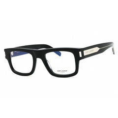 Yves Saint Laurent Men's Eyeglasses - Black Acetate Square Full Rim Frame | SL 574 001