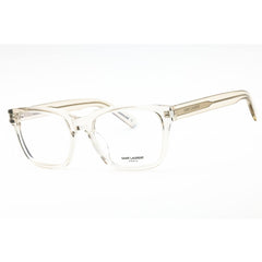 Yves Saint Laurent Unisex Eyeglasses - Beige Acetate Cat Eye Full Rim | SL 621 003