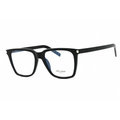 Yves Saint Laurent Women's Eyeglasses - Black Acetate Square Frame | SL 717 SLIM 001