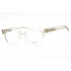 Yves Saint Laurent Women's Eyeglasses - Beige Acetate Square Full Rim | SL 722 008
