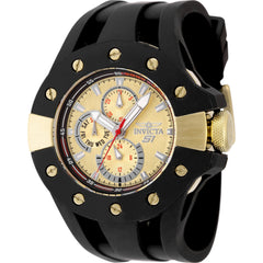 Invicta Men's Watch - S1 Rally Gold and Silver Dial Silicone Rubber Strap | 48126