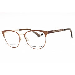 Anne Klein Women's Eyeglasses - Mocha Metal Cat Eye Shape Full Rim Frame | AK5110 203