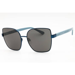 Anne Klein Women's Sunglasses - Navy Metal Butterfly Shape Full Rim Frame | AK7086 410