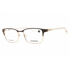Bebe Women's Eyeglasses - Topaz Metal Rectangular Shape Full Rim Frame | BB5190 200