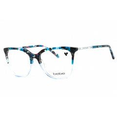 Bebe Women's Eyeglasses - Blue Gradient Acetate Square Full Rim Frame | BB5191 460