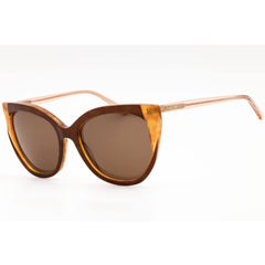Bebe Women's Sunglasses - Topaz Acetate Cat Eye Full Rim Frame Brown Lens | BB7253 200