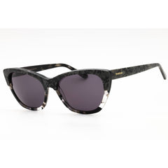 Bebe Women's Sunglasses - Jet Lace Acetate Cat Eye Shape Full Rim Frame | BB7254 001