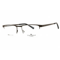 Chesterfield Men's Eyeglasses - Matte Brown Metal Half Rim Frame | CH 113XL 04IN 00