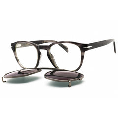 David Beckham Men's Sunglasses - Grey Horn Plastic Square Frame | DB 1117/CS 02W8 MT