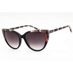 Draper James Women's Sunglasses - Black Stripe Acetate Cat Eye Frame | DJ7045 003