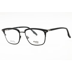 Elasta Men's Eyeglasses - Matte Black Metal Rectangular Shape Frame | E 8008 0003 00
