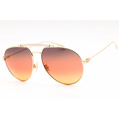 Etro Unisex Sunglasses - Rose Gold Metal Aviator Full Rim Frame | ETRO 0022/S 0000 V5