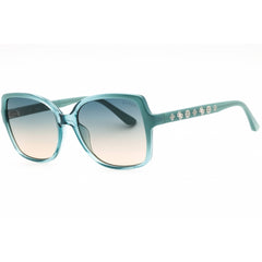 Guess Women's Sunglasses - Turquoise/Other Butterfly Full Rim Frame | GU00100 89W